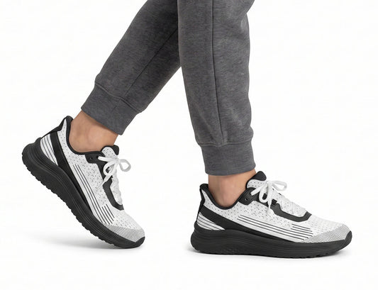 Dart Hands-Free White Black Womens Trainers
