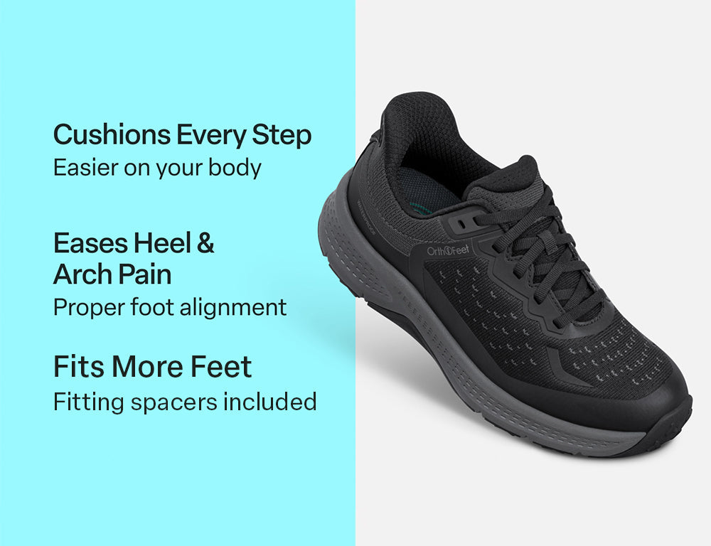 Explorer Waterproof Low Hands-Free Black Hiking Shoes