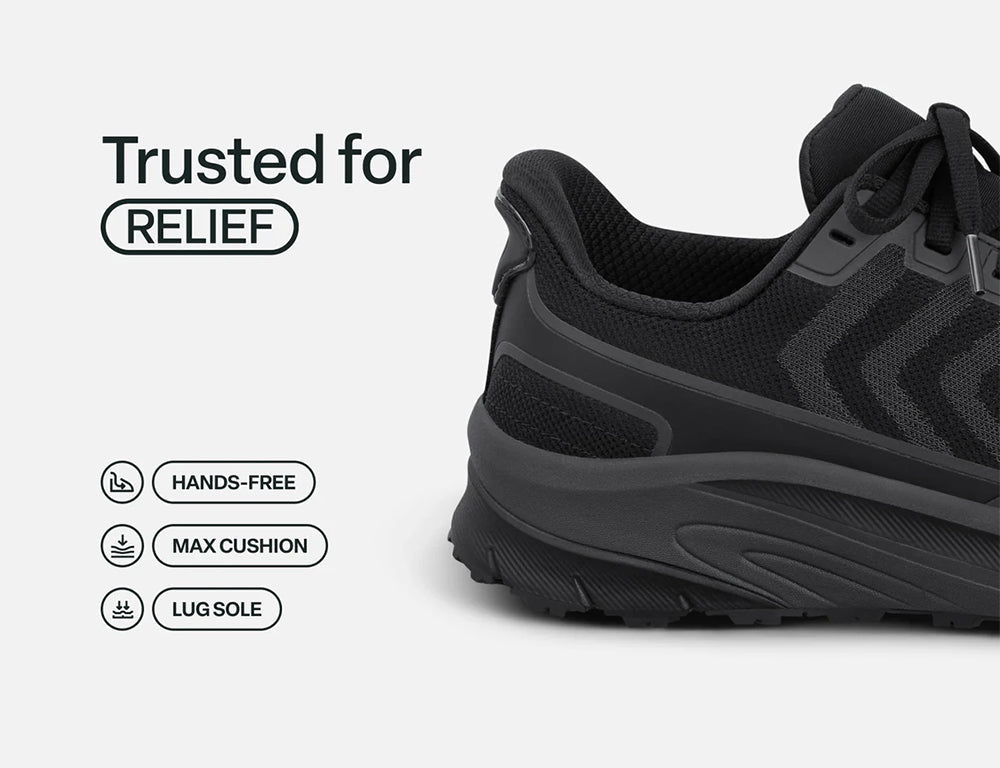 Nira Trail Hands-Free Black Womens Hiking Shoes