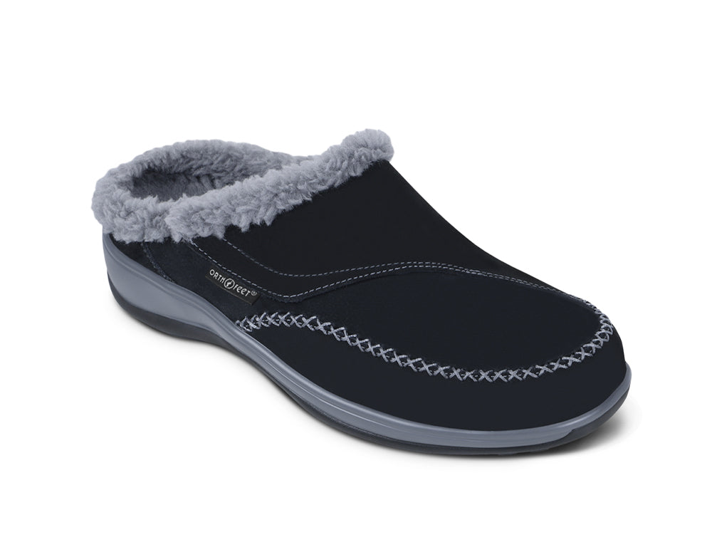Charlotte Black Womens House Shoes