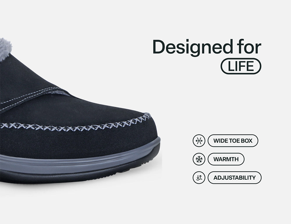 Charlotte Black Womens House Shoes