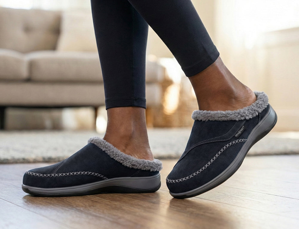 Charlotte Black Womens House Shoes