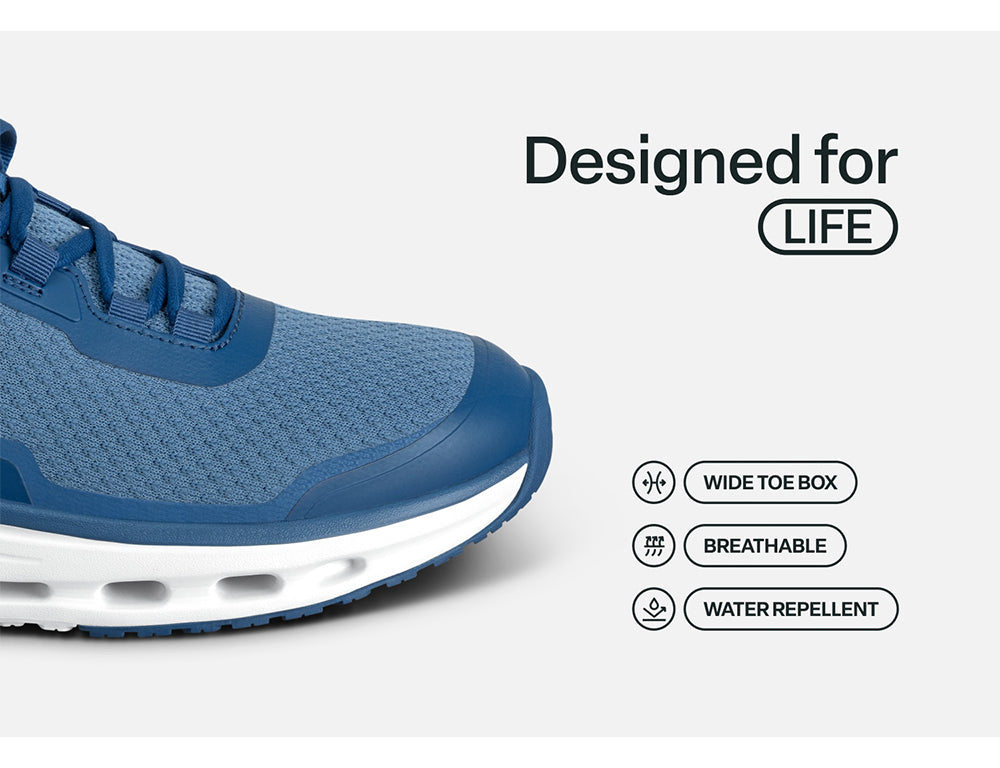 Journey Hands-Free Blue Mens Trainers