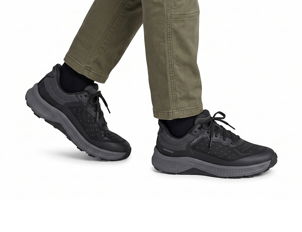 Explorer Waterproof Low Hands-Free Black Hiking Shoes
