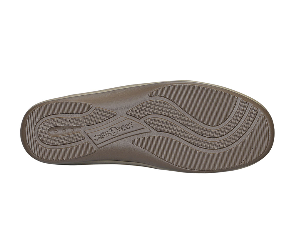 Charlotte Hands-Free Taupe Womens House Shoes