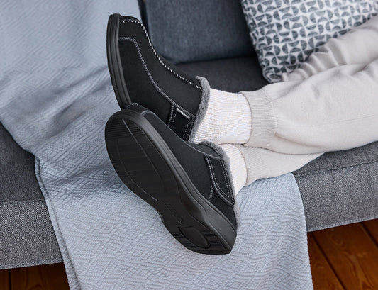 Asheville Black Mens House Shoes