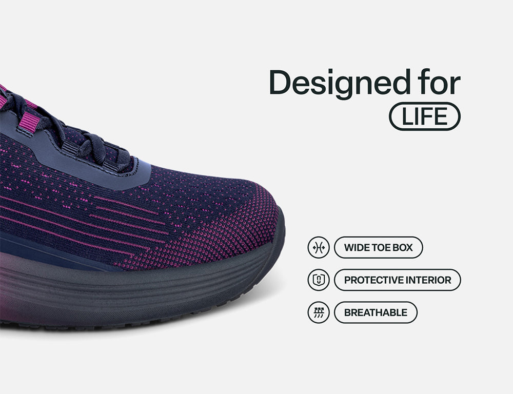 Dart Hands-Free Dart Navy Orchid Womens Trainers