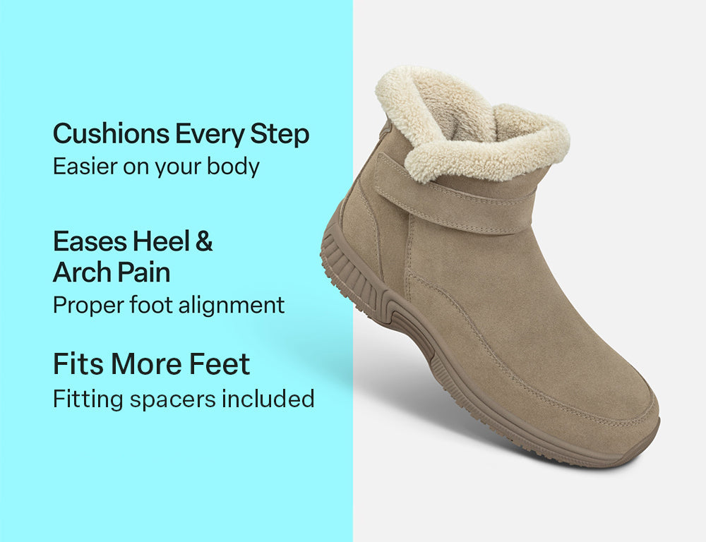 Bliss Hands-Free Taupe Womens Boots