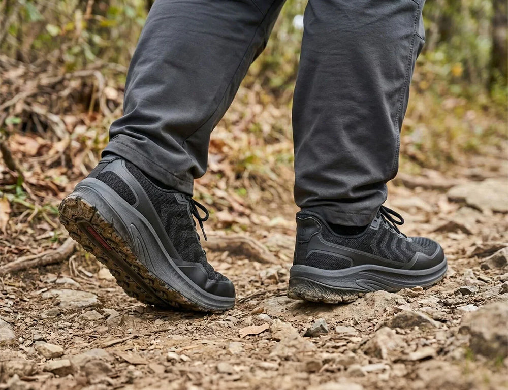 Tilos Trail Hands-Free Black Mens Hiking Shoes
