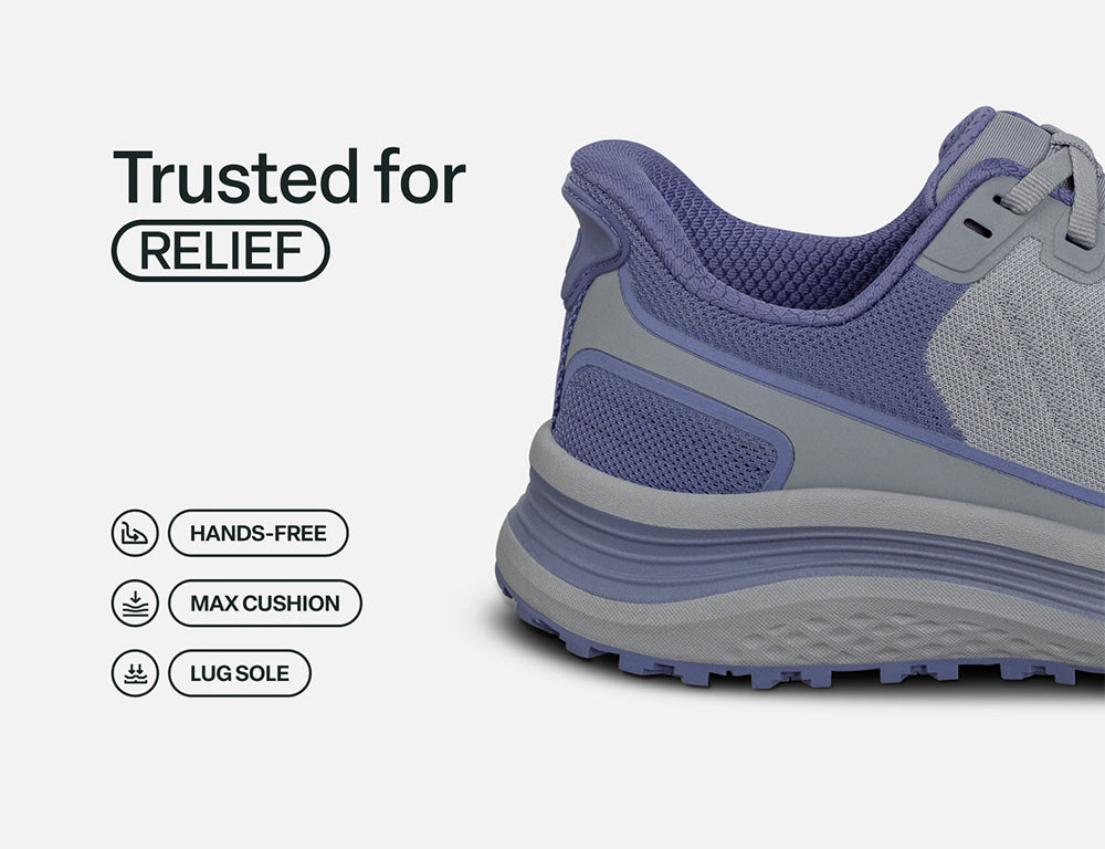 Nira Trail Hands-Free Trail Grey Periwinkle Womens Hiking Shoes