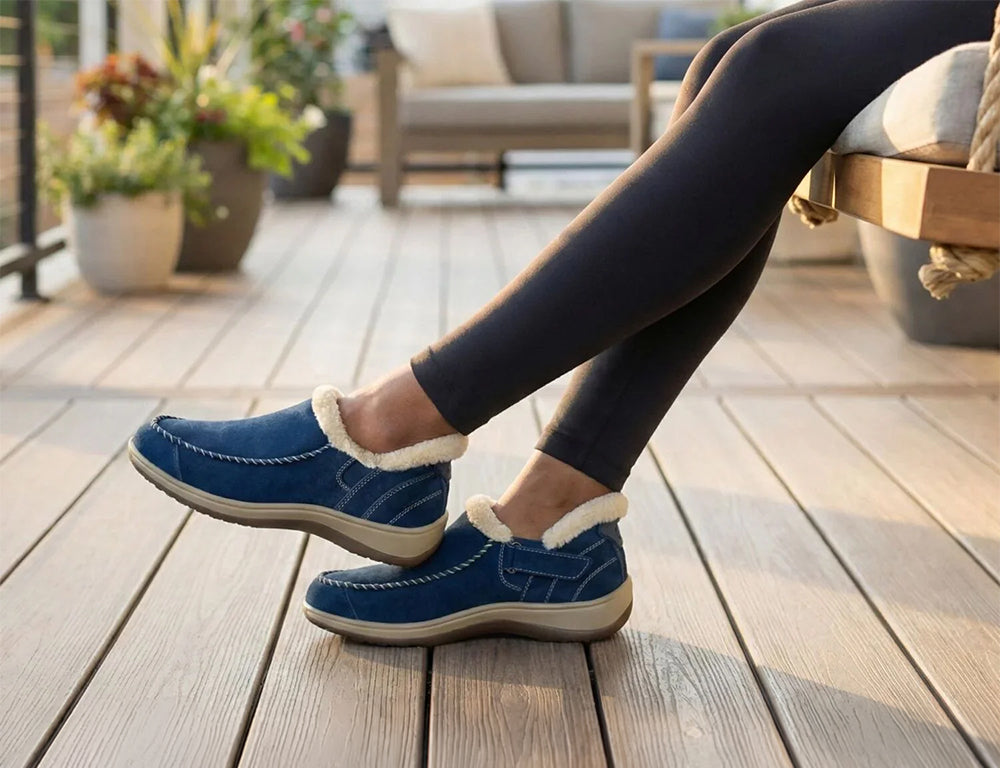 Lorin Hands-Free Sapphire Womens House Shoes