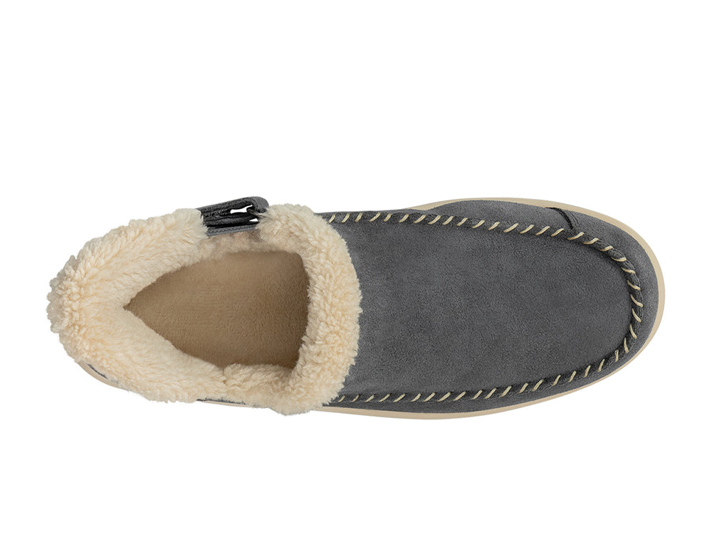 Lorin Hands-Free Grey Womens House Shoes