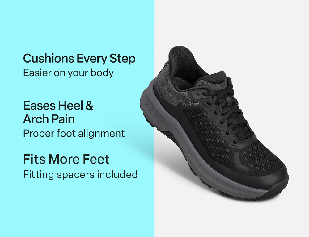 Expedition Waterproof Low Hands-Free Black Mens Hiking Shoes