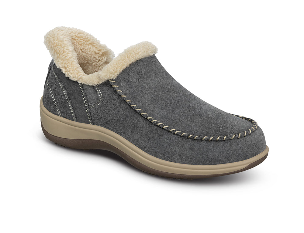 Lorin Hands-Free Grey Womens House Shoes