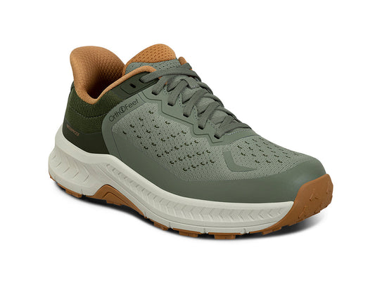 Expedition Waterproof Low Hands-Free Green Mens Hiking Shoes