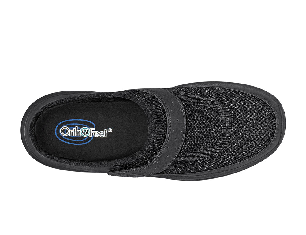 Iris Black Womens Clogs
