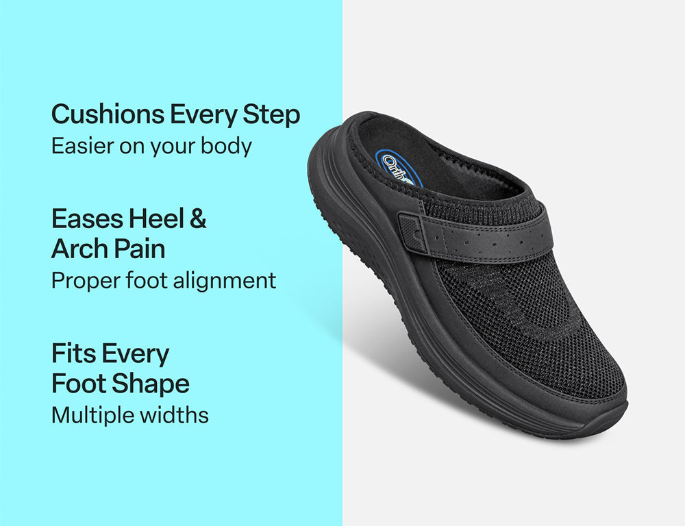 Iris Black Womens Clogs