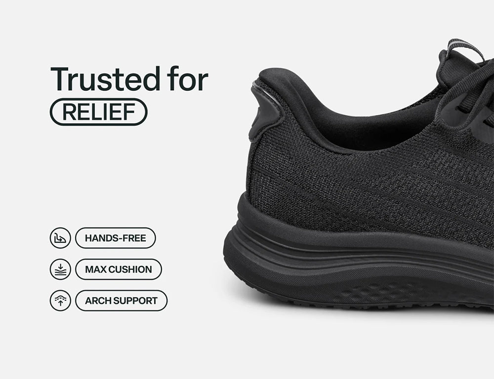 Nira Hands-Free Black Black Womens Trainers