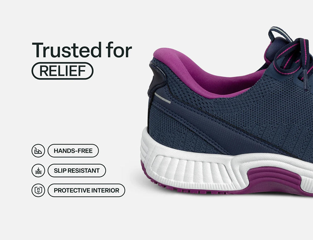 Kita Hands-Free Navy Orchid Womens Trainers
