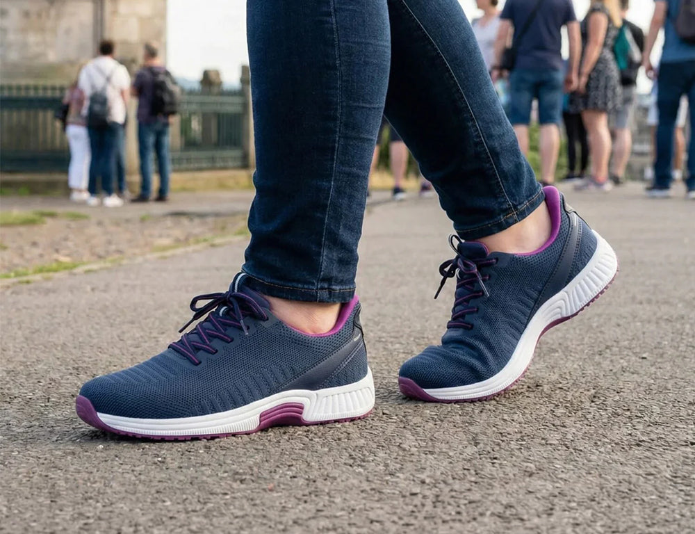 Kita Hands-Free Navy Orchid Womens Trainers