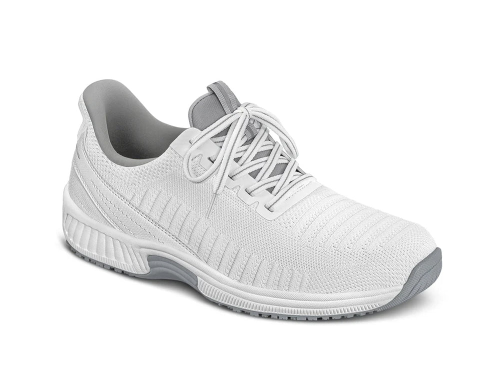 Yari Hands-Free White Mens Stretch Trainers