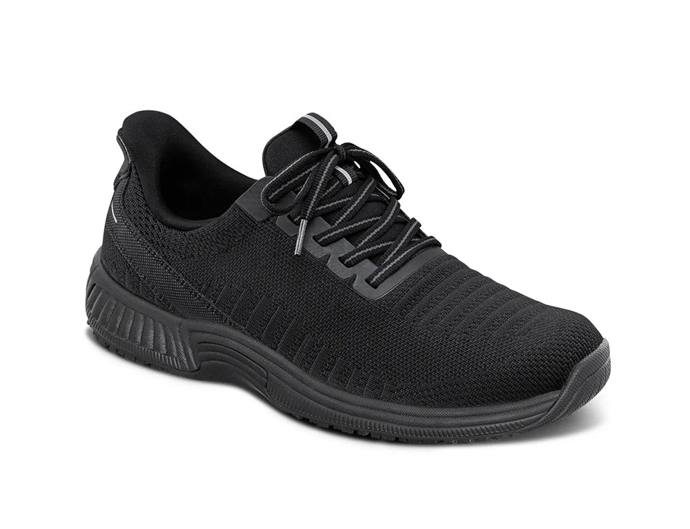 Kita Hands-Free Black Black Womens Stretch Trainers