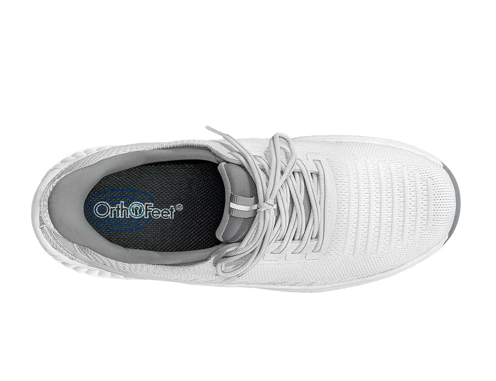 Yari Hands-Free White Mens Stretch Trainers