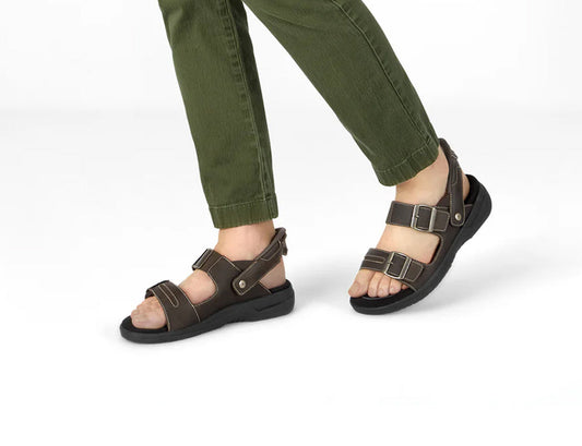 Jupiter Hands-Free Brown Mens Sandals