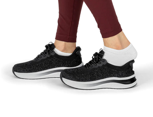 Nira Hands-Free Black Womens Stretch Trainers