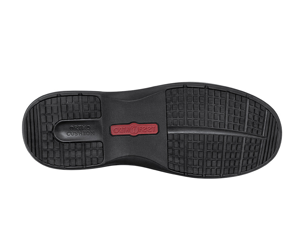Pierre Hands-Free Black Mens Leather Shoes