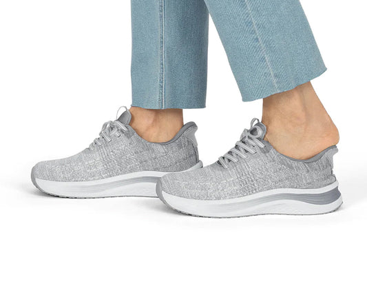 Nira Hands-Free Light Grey Womens Stretch Trainers