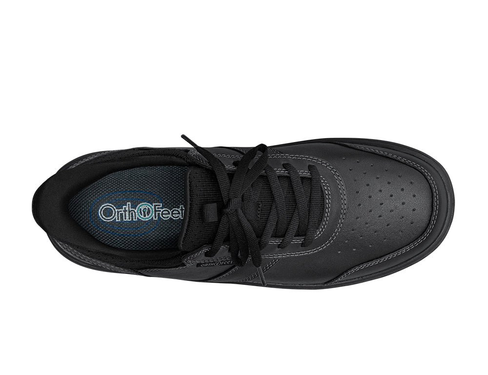 Pierre Hands-Free Black Mens Leather Shoes