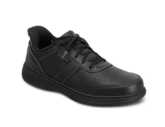 Pierre Hands-Free Black Mens Leather Shoes