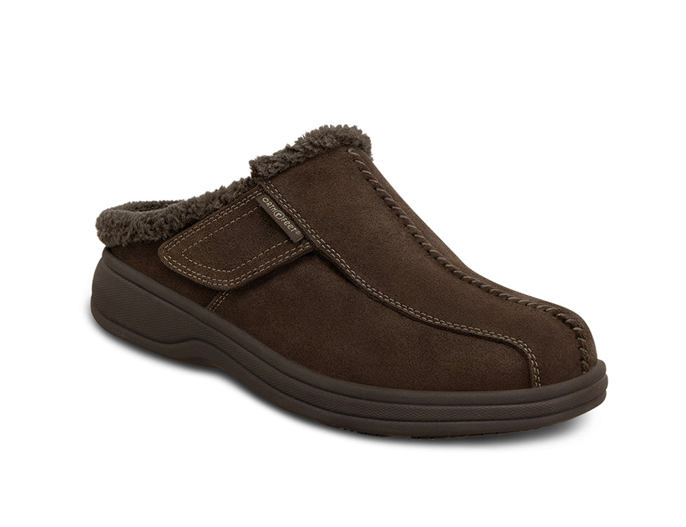 Asheville Hands-Free Chocolate Mens House Shoes