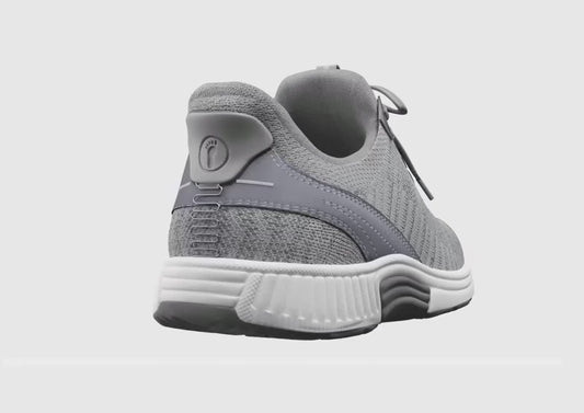 Kita Hands-Free Grey Womens Stretch Trainers