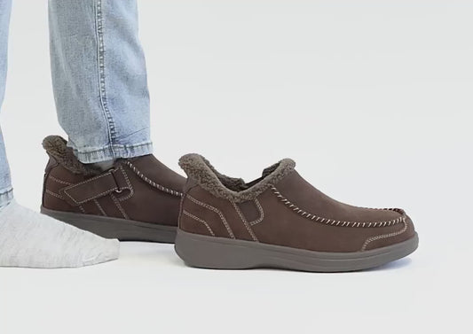Vito Hands-Free Chocolate Mens House Shoes