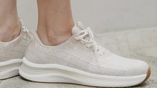 Nira Hands-Free Blonde Womens Stretch Trainers