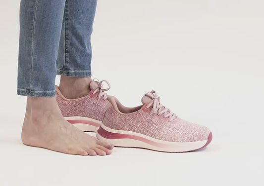Nira Hands-Free Red Womens Stretch Trainers