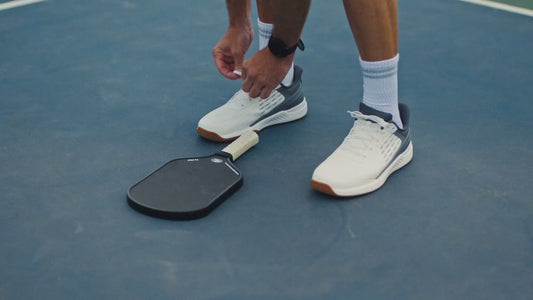 Mens Hands-Free Advantage White Padel Pickleball Shoes