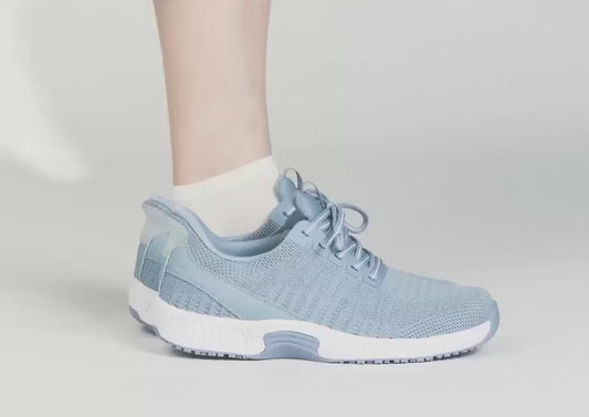 Kita Hands-Free Blue Womens Stretch Trainers