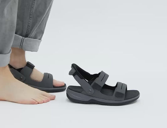 Neptune Hands-Free Grey Mens Sandals