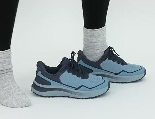 Nira Trail Navy Blue Hands-Free Womens Hiking Shoes